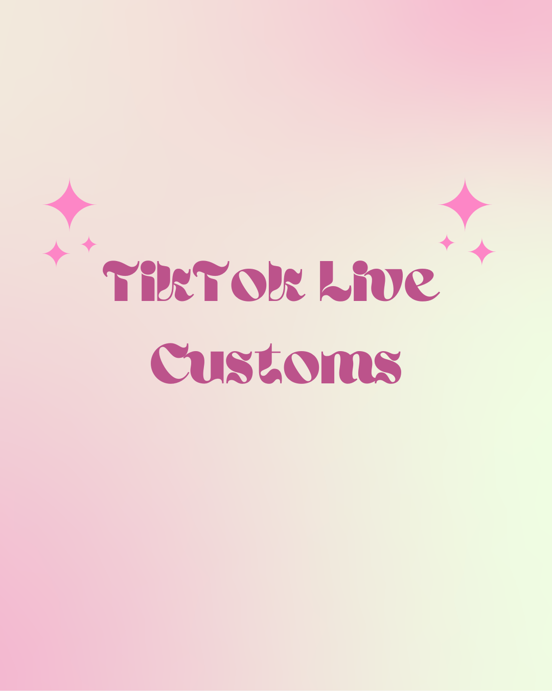 TikTok Live Custom Pen
