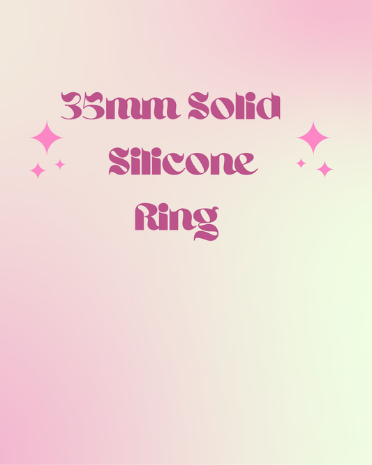TikTok Live Claims 35mm Solid Silicone Ring